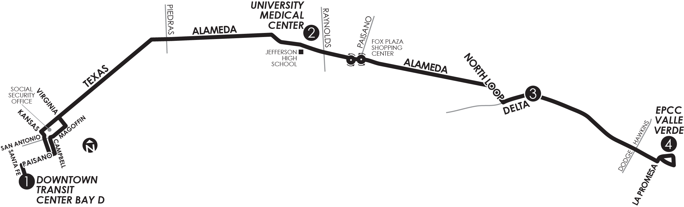 image of route map